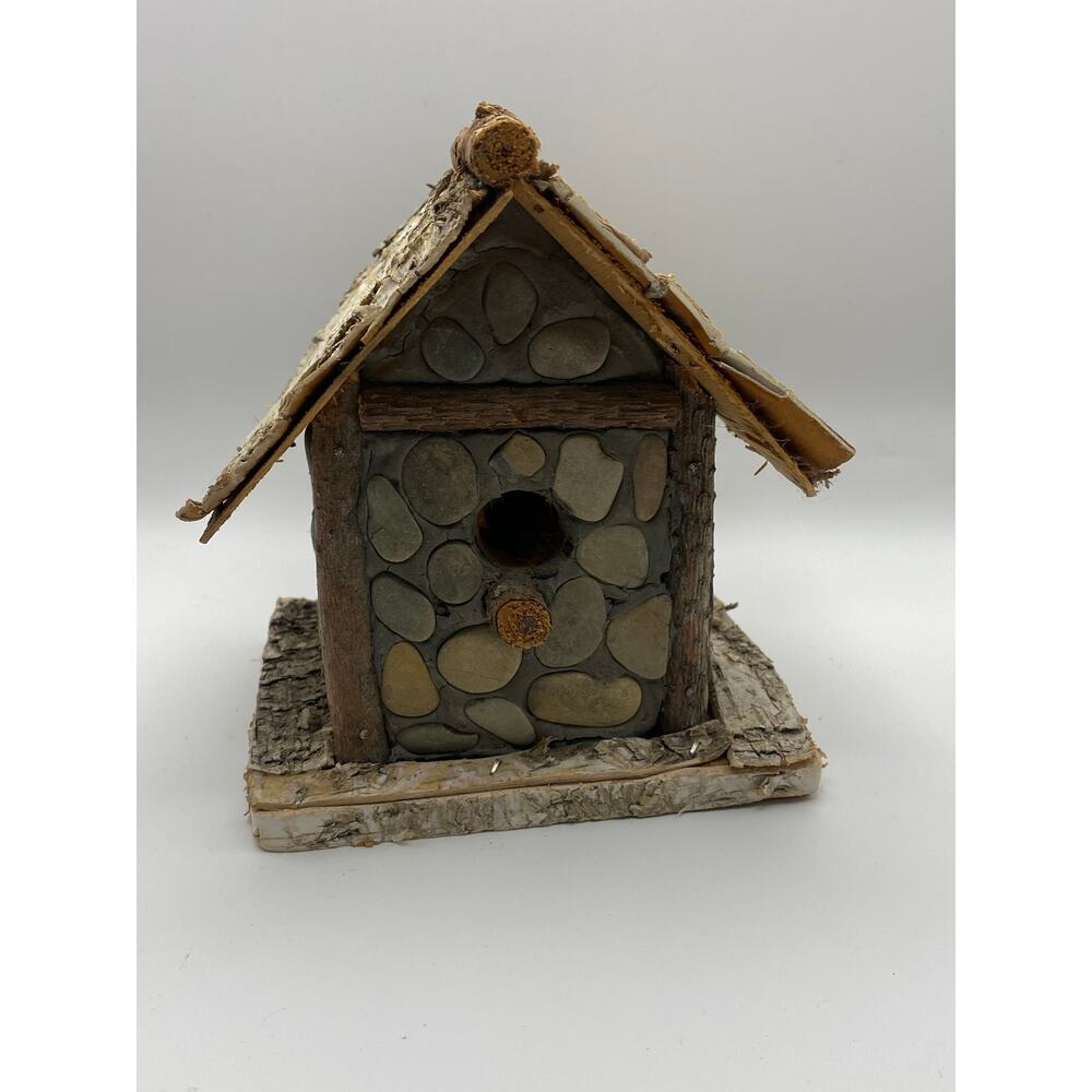 Handmade Rustic Decorative Birdhouse | Cottagecore Farmhouse Decor
